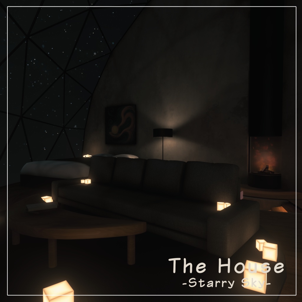 【VRCワールド】The house -Starry Sky-