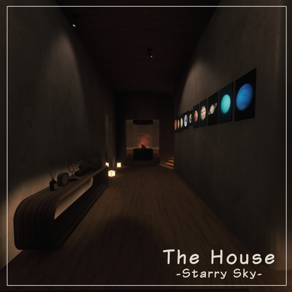 【VRCワールド】The house -Starry Sky-