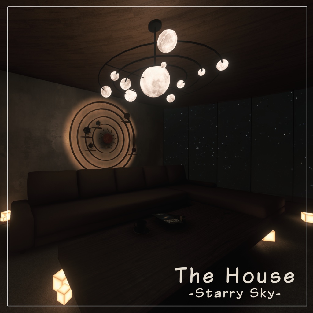 【VRCワールド】The house -Starry Sky-