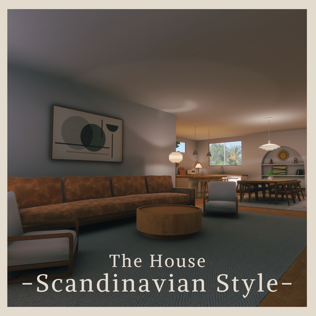 【VRCワールド】The House -Scandinavian Style-