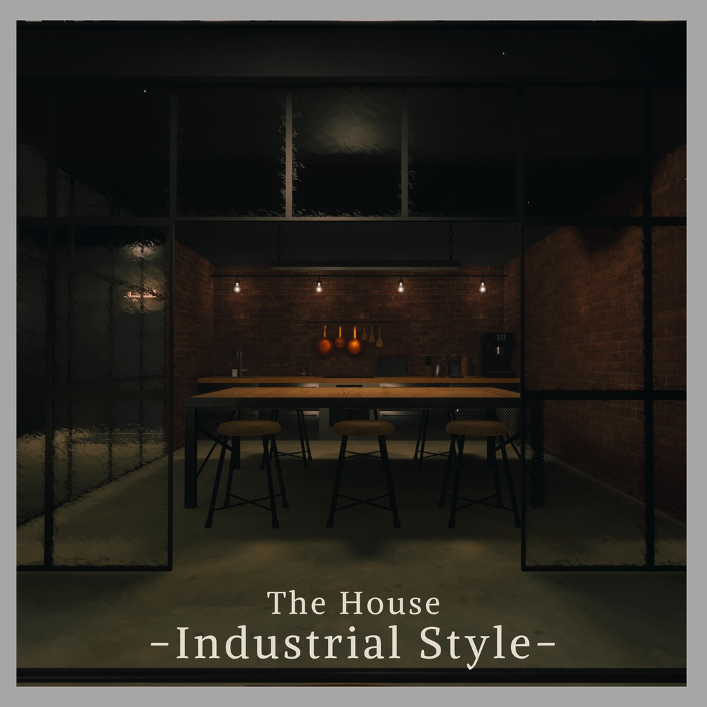 【VRCワールド】The House -Industrial Style-
