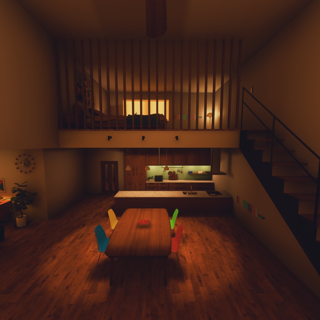 【VRCワールド】The House -Midcentury Style-