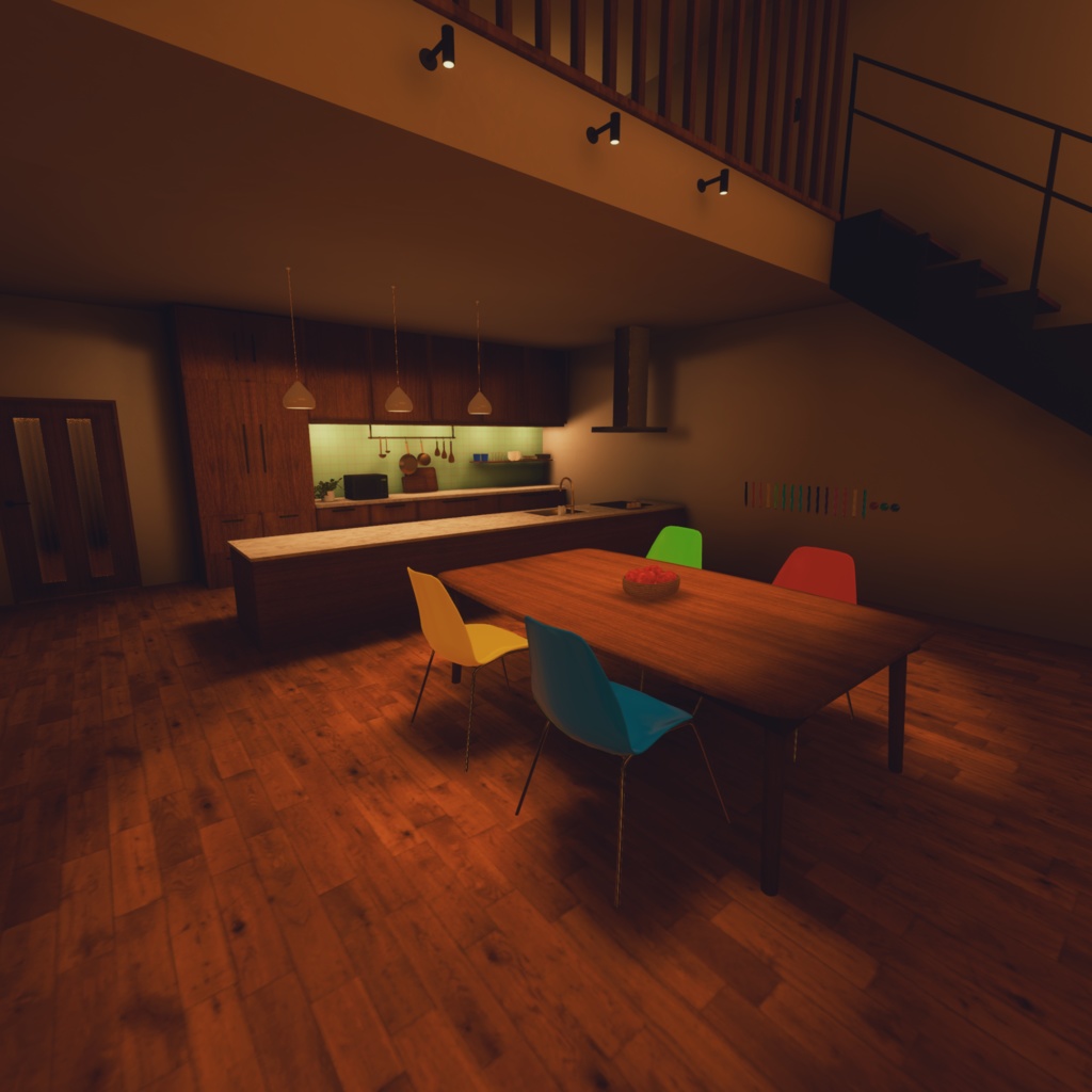 【VRCワールド】The House -Midcentury Style-