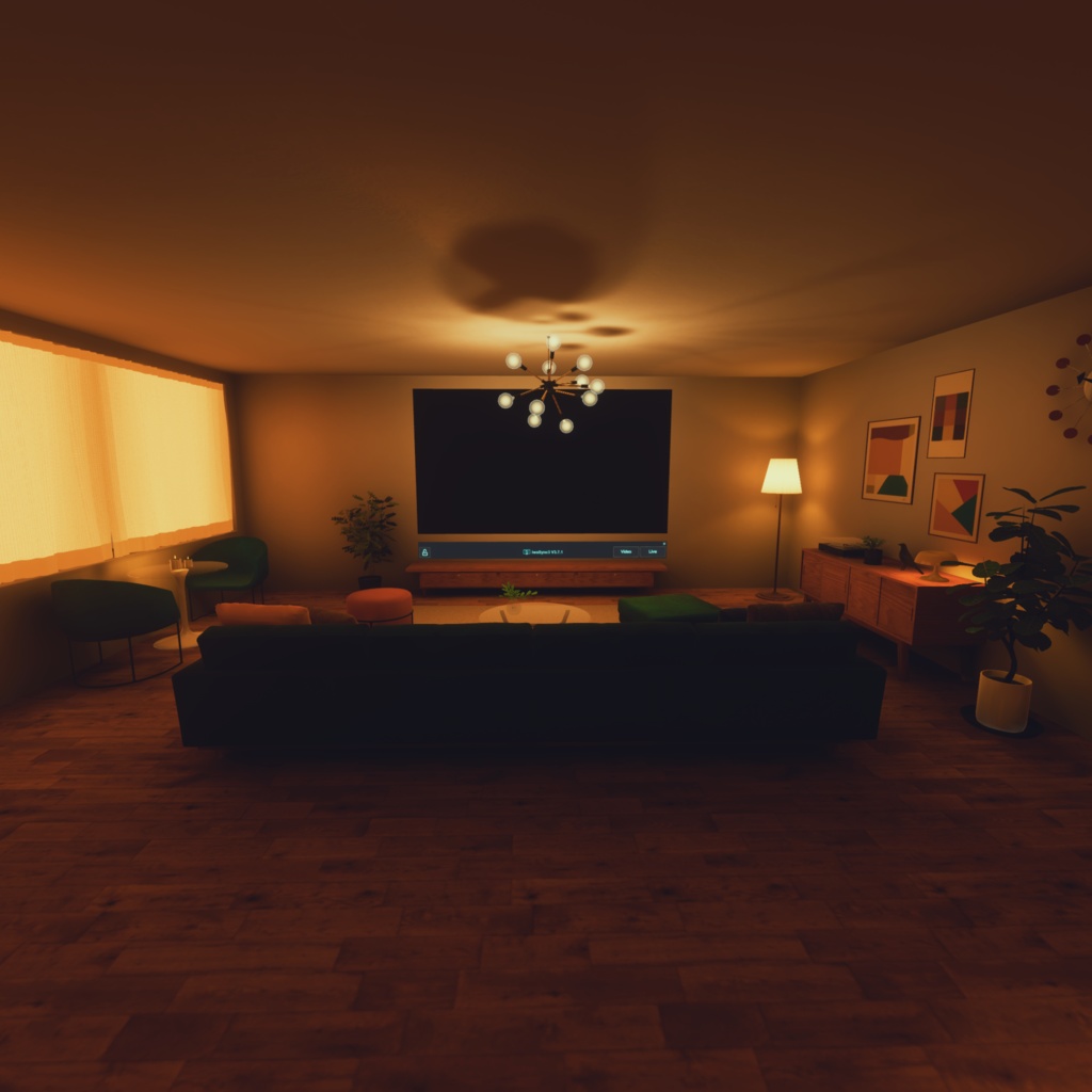 【VRCワールド】The House -Midcentury Style-