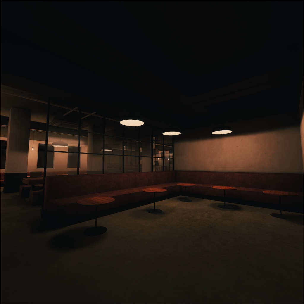 【VRCワールド】Stylish Cafe -ギミック付き-