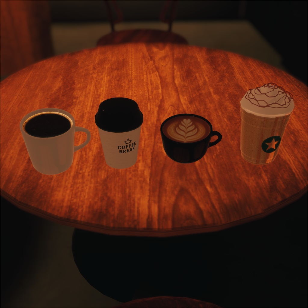 【VRCワールド】Stylish Cafe -ギミック付き-