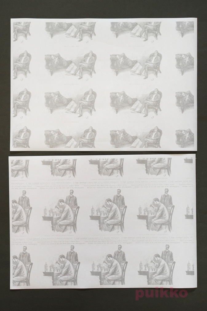 紙製ブックカバー シャーロック・ホームズ2