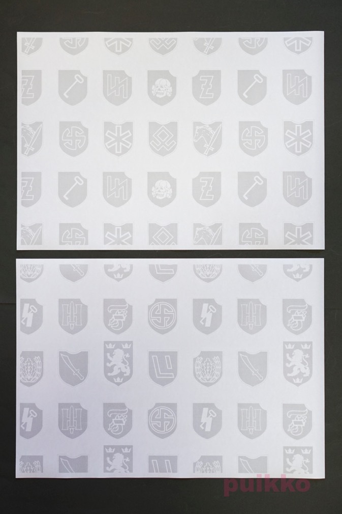 紙製ブックカバー 武装親衛隊