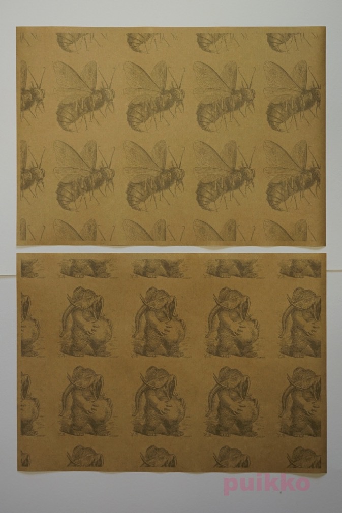 紙製ブックカバー 「地獄の辞典」悪魔イラスト