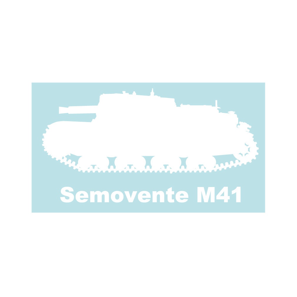 戦車ステッカー セモヴェンテ M41