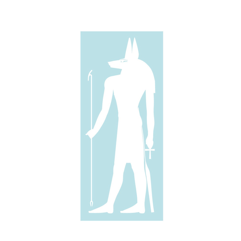 エジプト神話ステッカー アヌビス