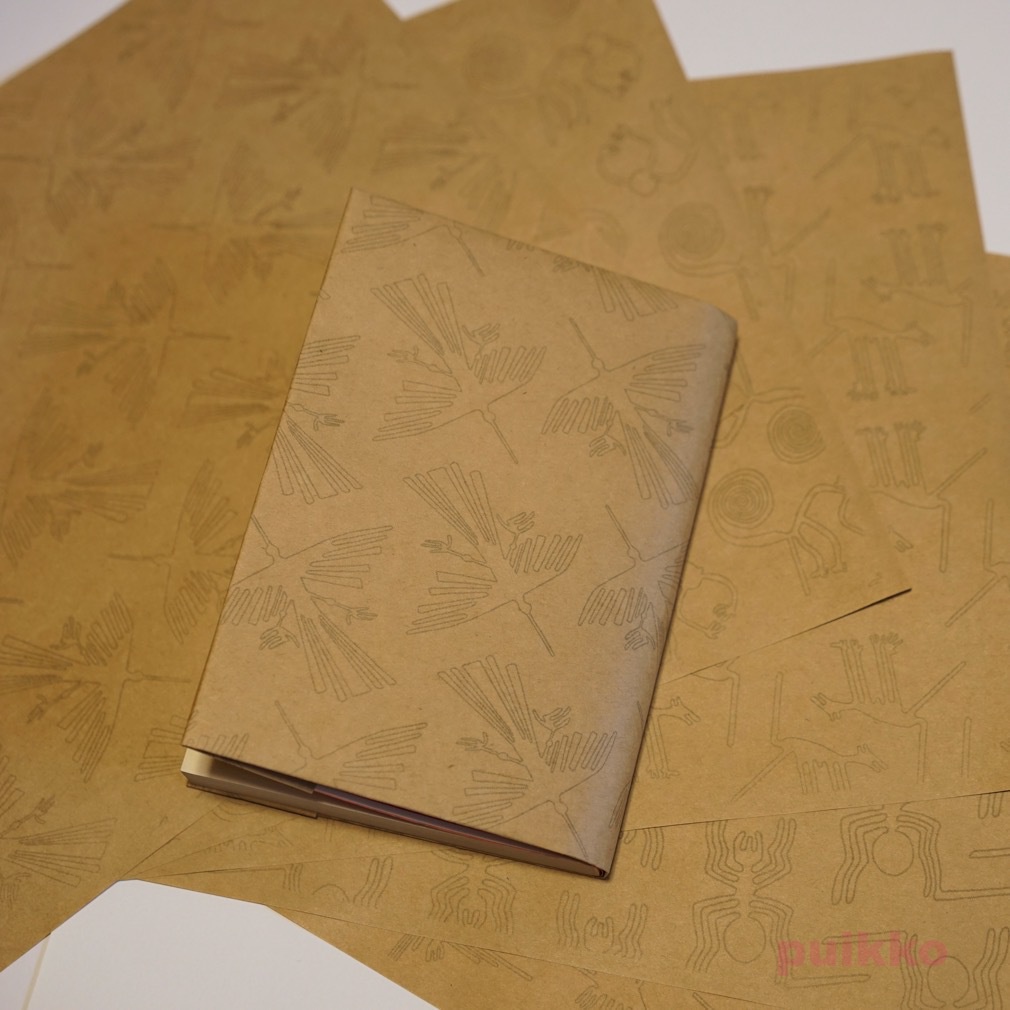 紙製ブックカバー ナスカの地上絵 Puikko Booth