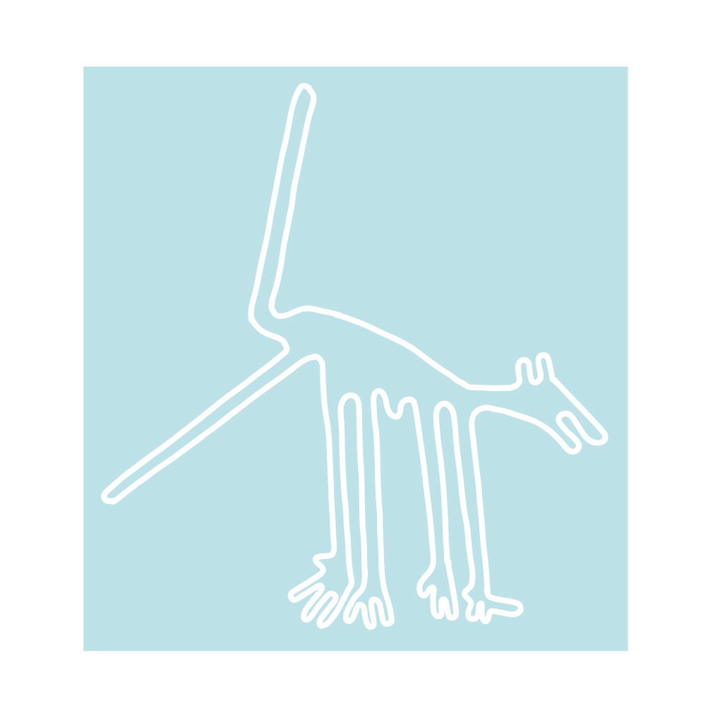 ステッカー ナスカの地上絵・犬