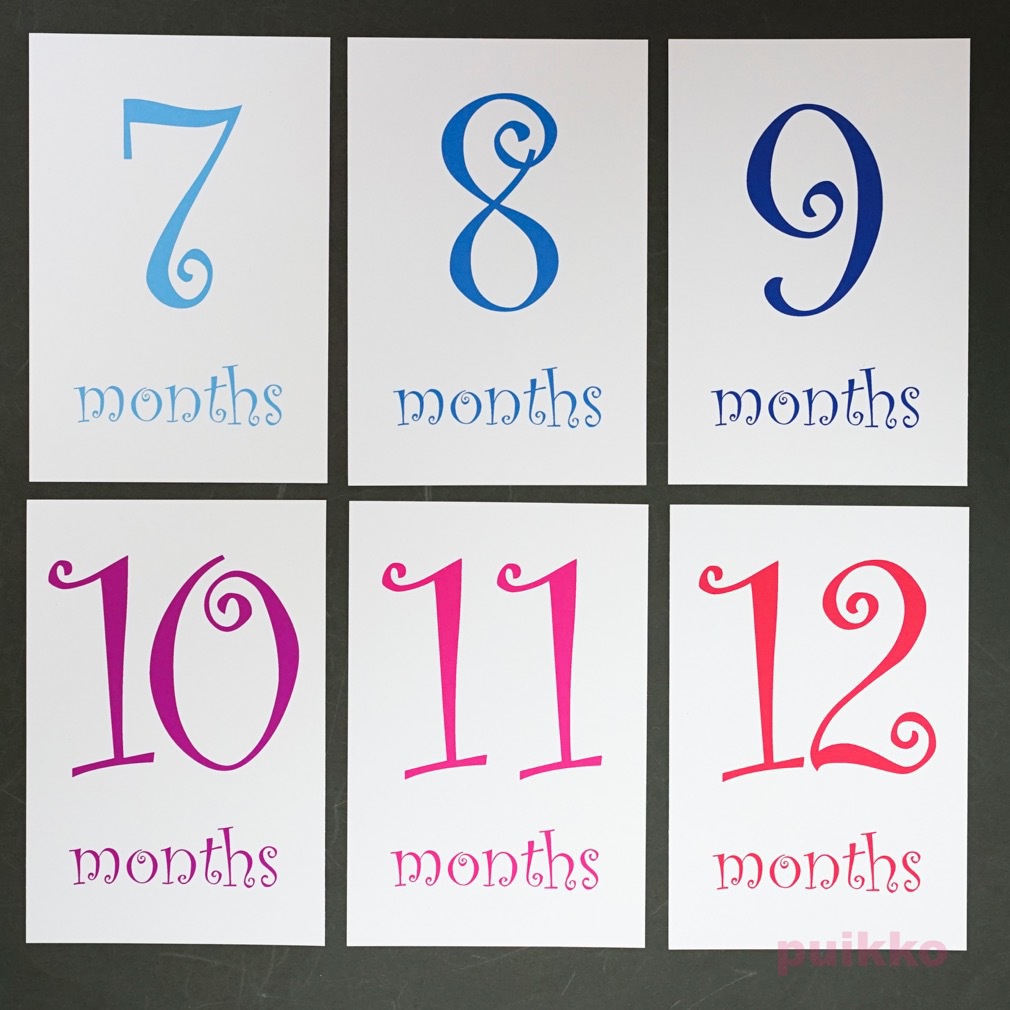 ベビーマンスリーカード Curlz