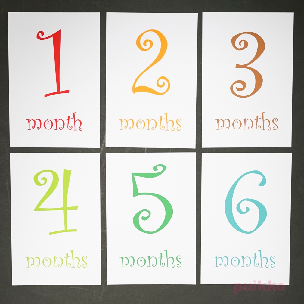 ベビーマンスリーカード Curlz