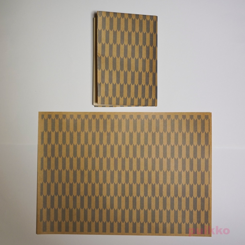 紙製ブックカバー 和柄パターン(カラー)