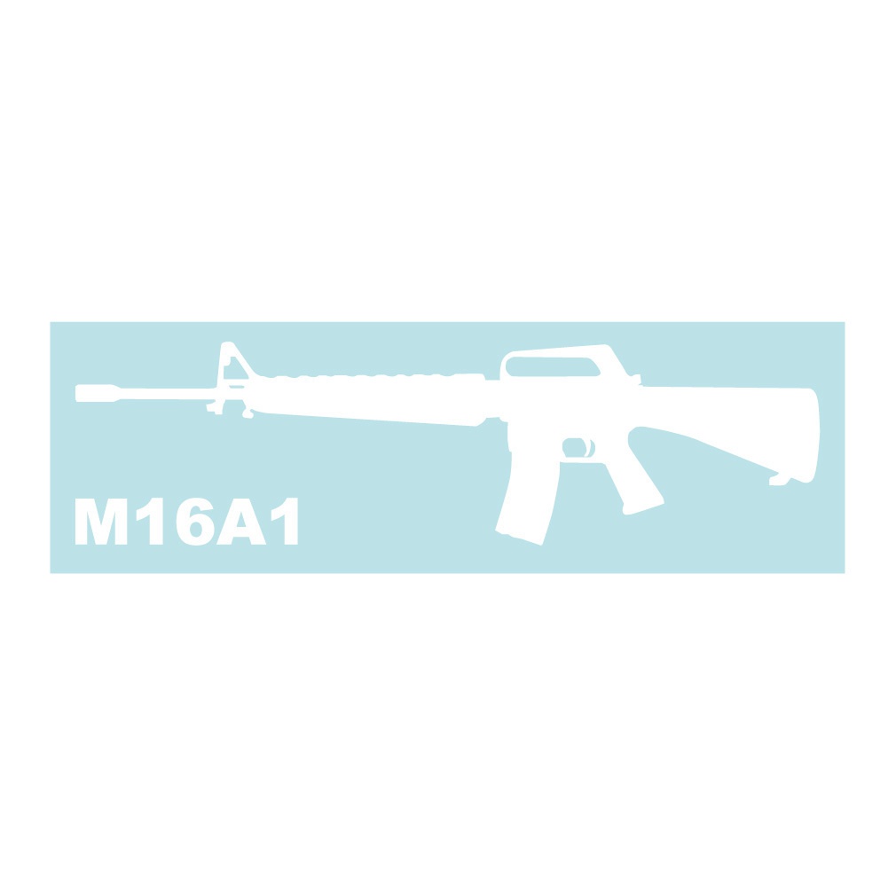 銃ステッカー M16A1