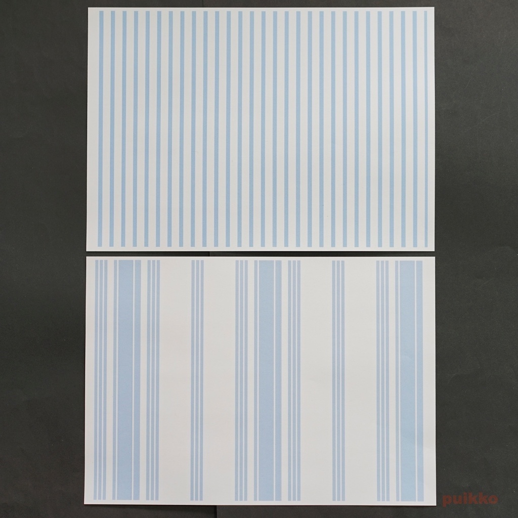 紙製ブックカバー ストライプ(カラー)