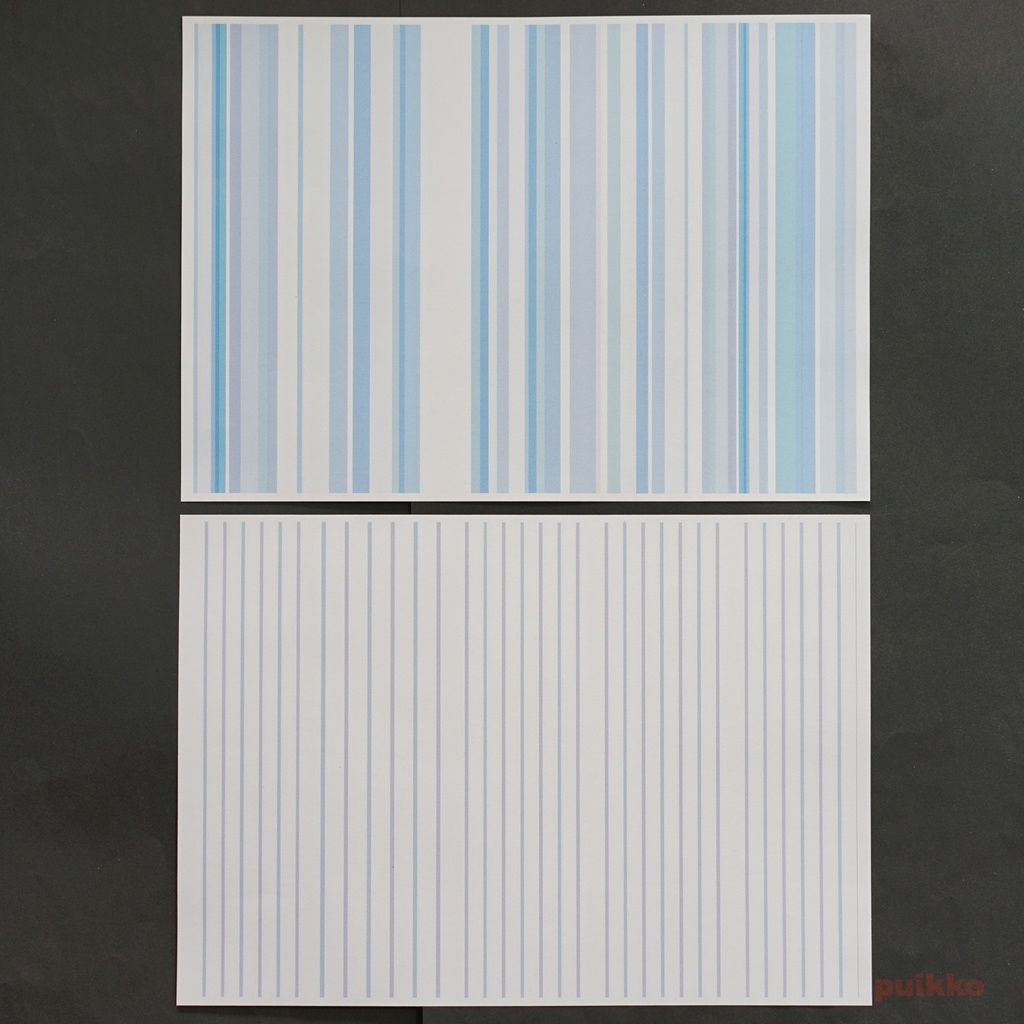 紙製ブックカバー ストライプ(カラー)