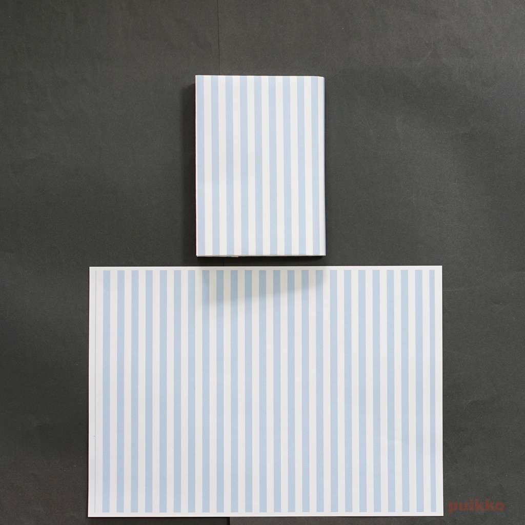 紙製ブックカバー ストライプ(カラー)