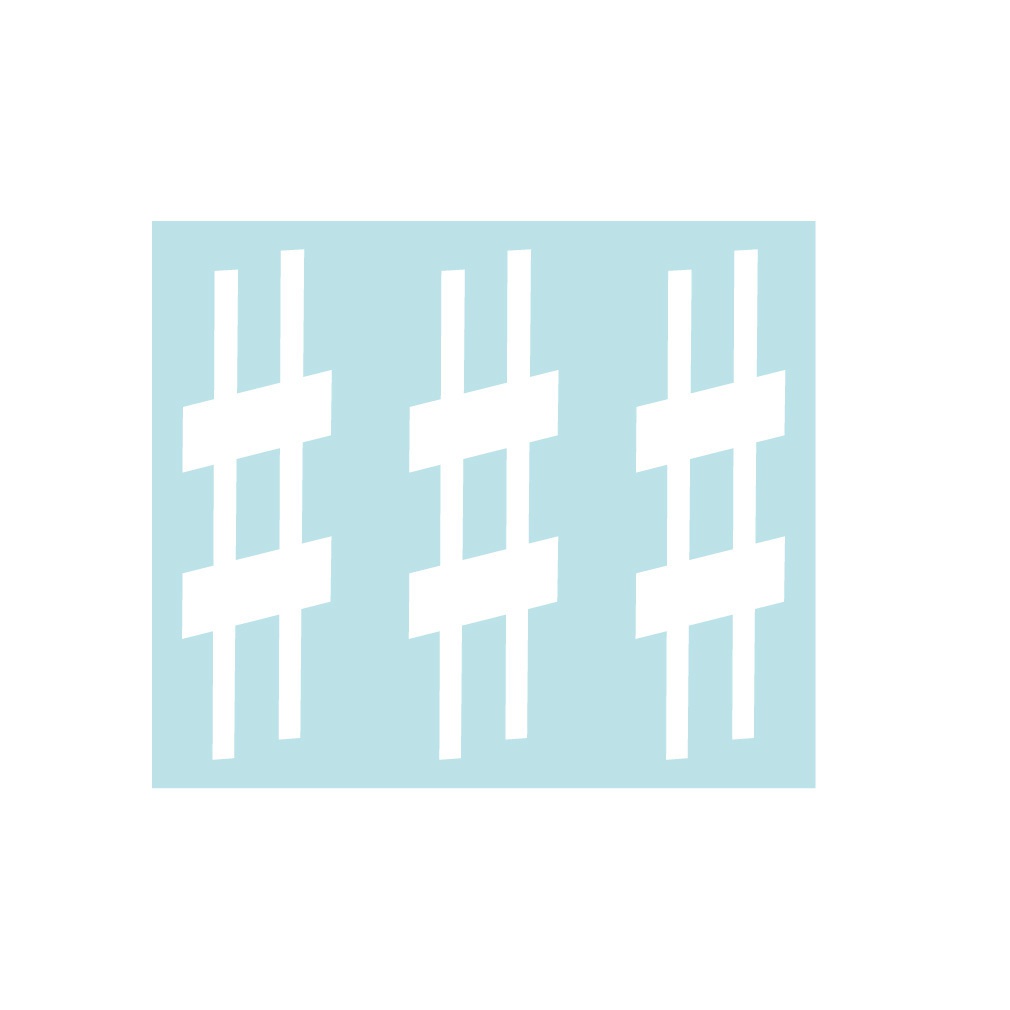 アイロンプリント 音楽記号 シャープ