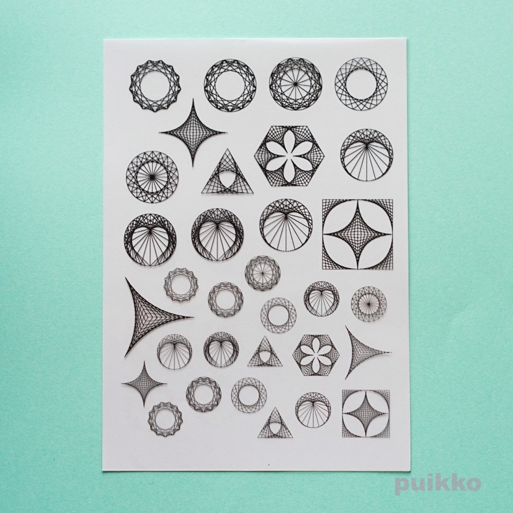 ストリングアート レジン封入用フィルム Puikko Booth