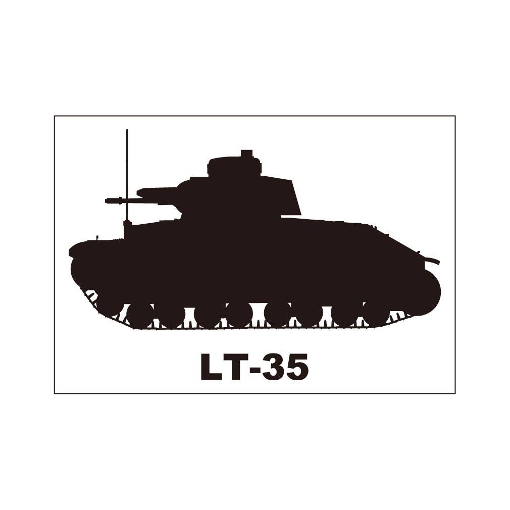 戦車ステッカー　LT-35