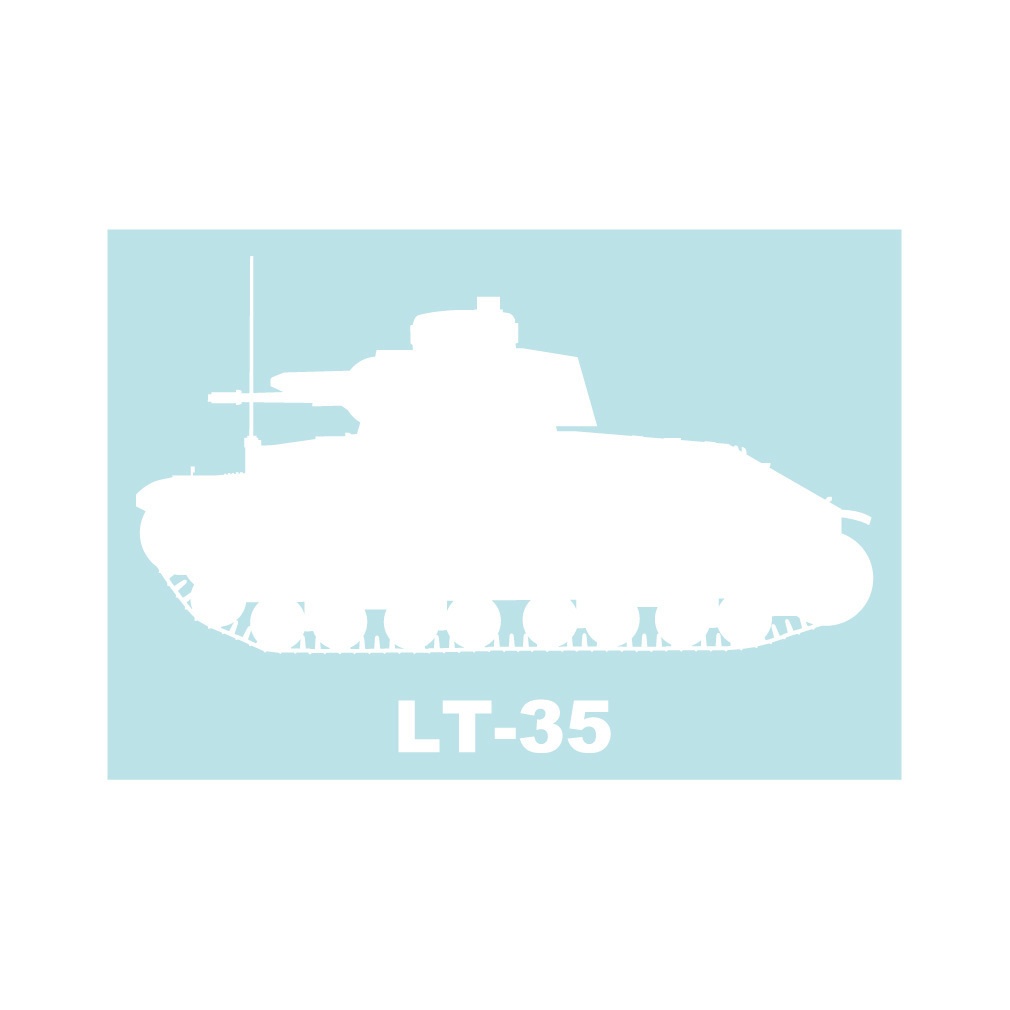 戦車ステッカー LT-35