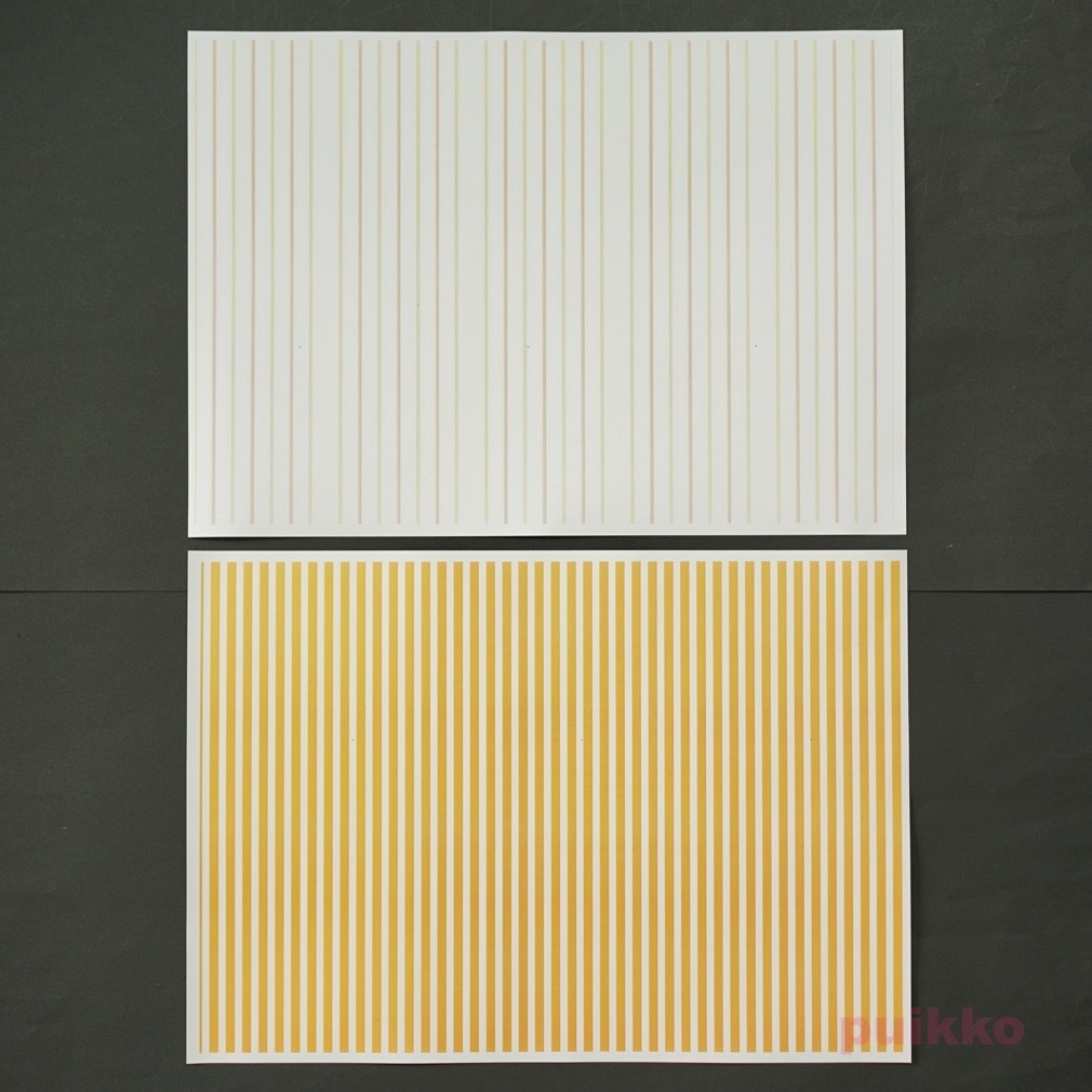 紙製ブックカバー ストライプ(暖色系カラー)