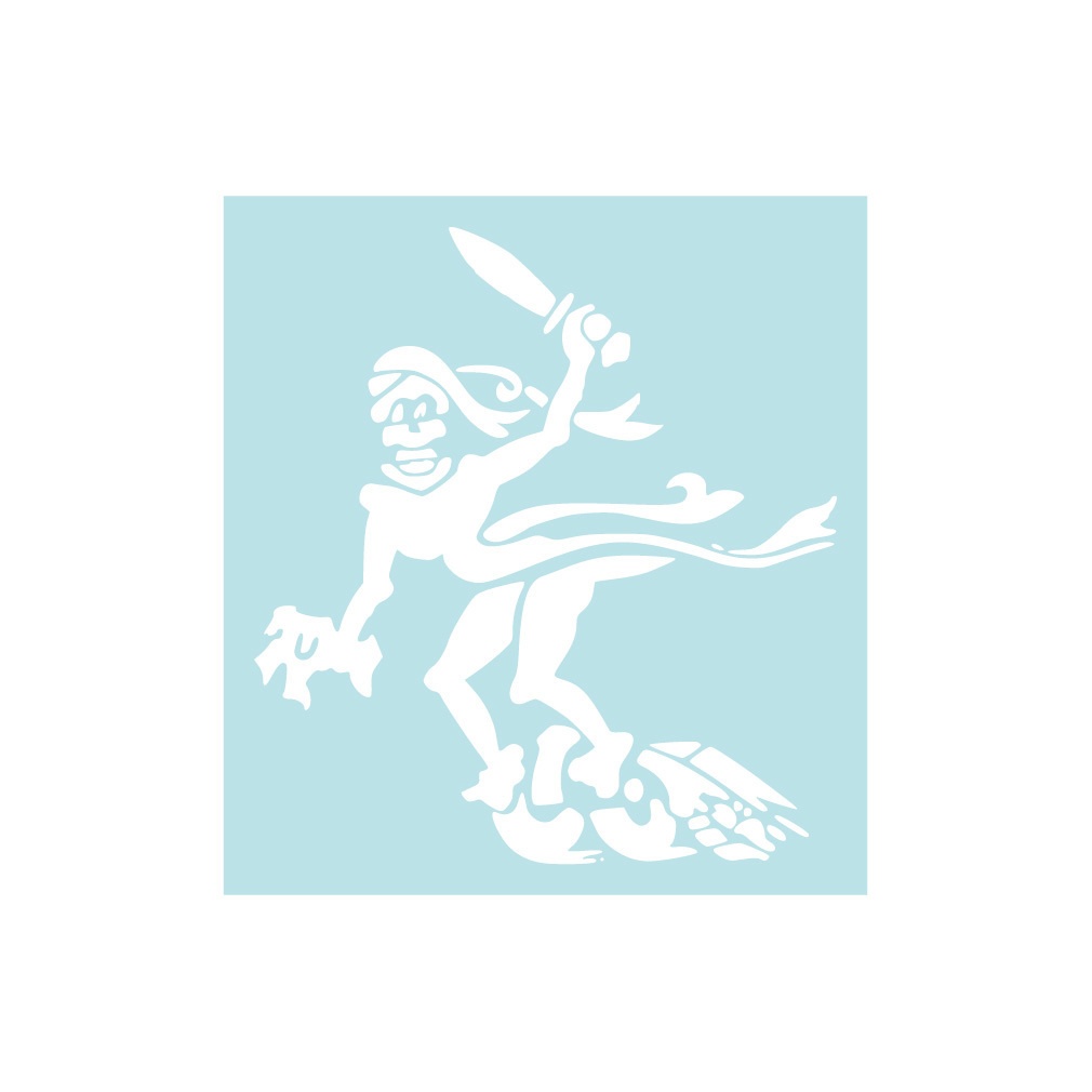 戦車ステッカー 第11装甲師団「幽霊」マーク・大