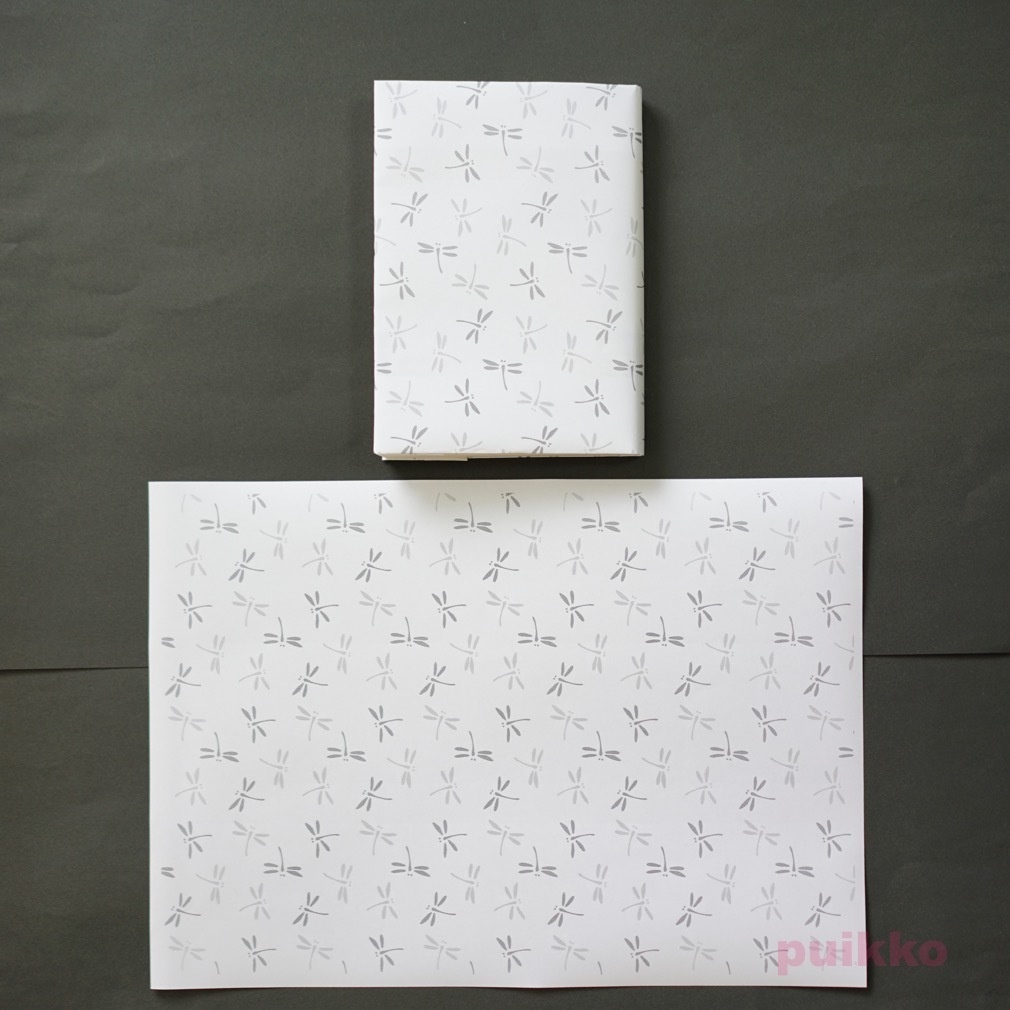 紙製ブックカバー 和柄パターン3