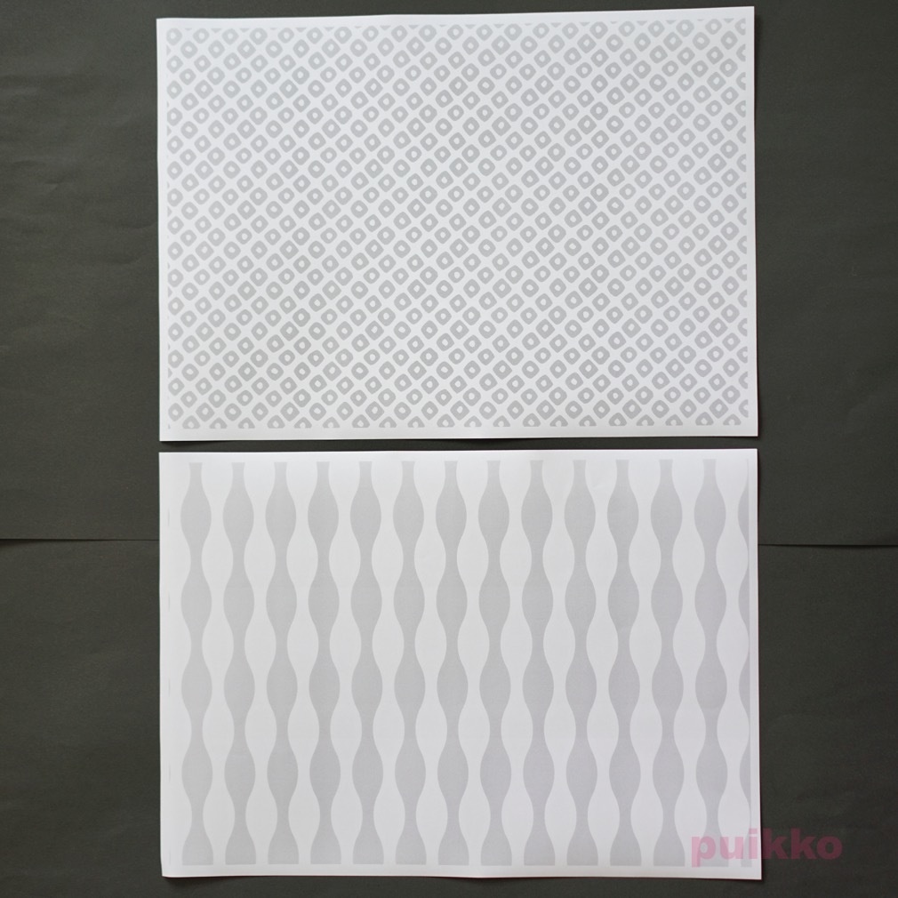 紙製ブックカバー 和柄パターン3