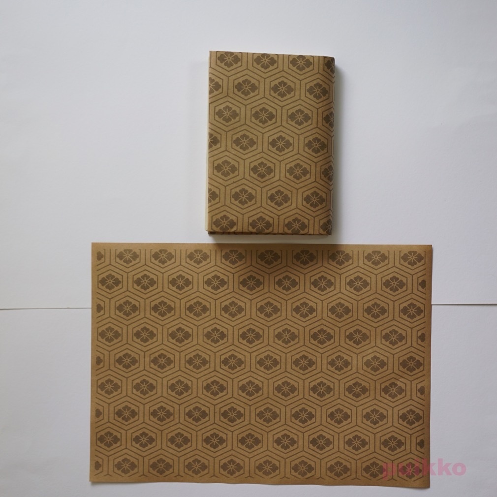 紙製ブックカバー 和柄パターン3