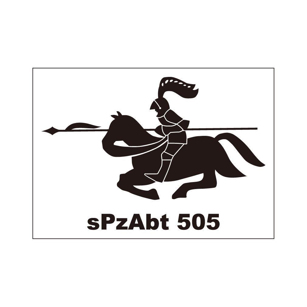 戦車ステッカー　第505重戦車大隊マーク