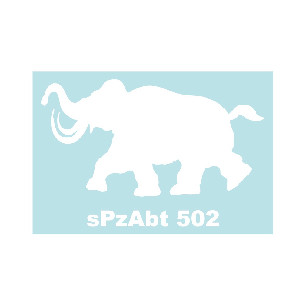 戦車ステッカー 第502重戦車大隊マーク