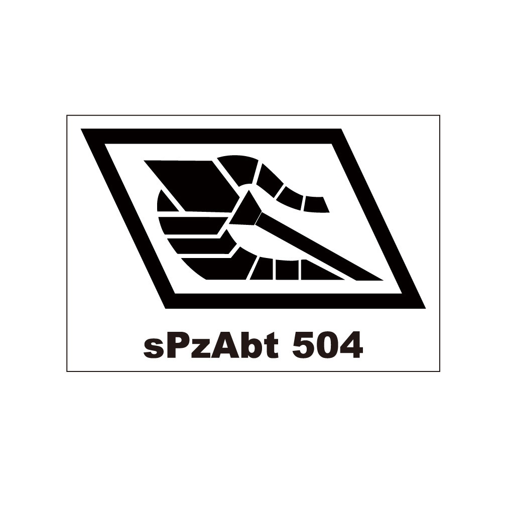 戦車ステッカー 第504重戦車大隊マーク