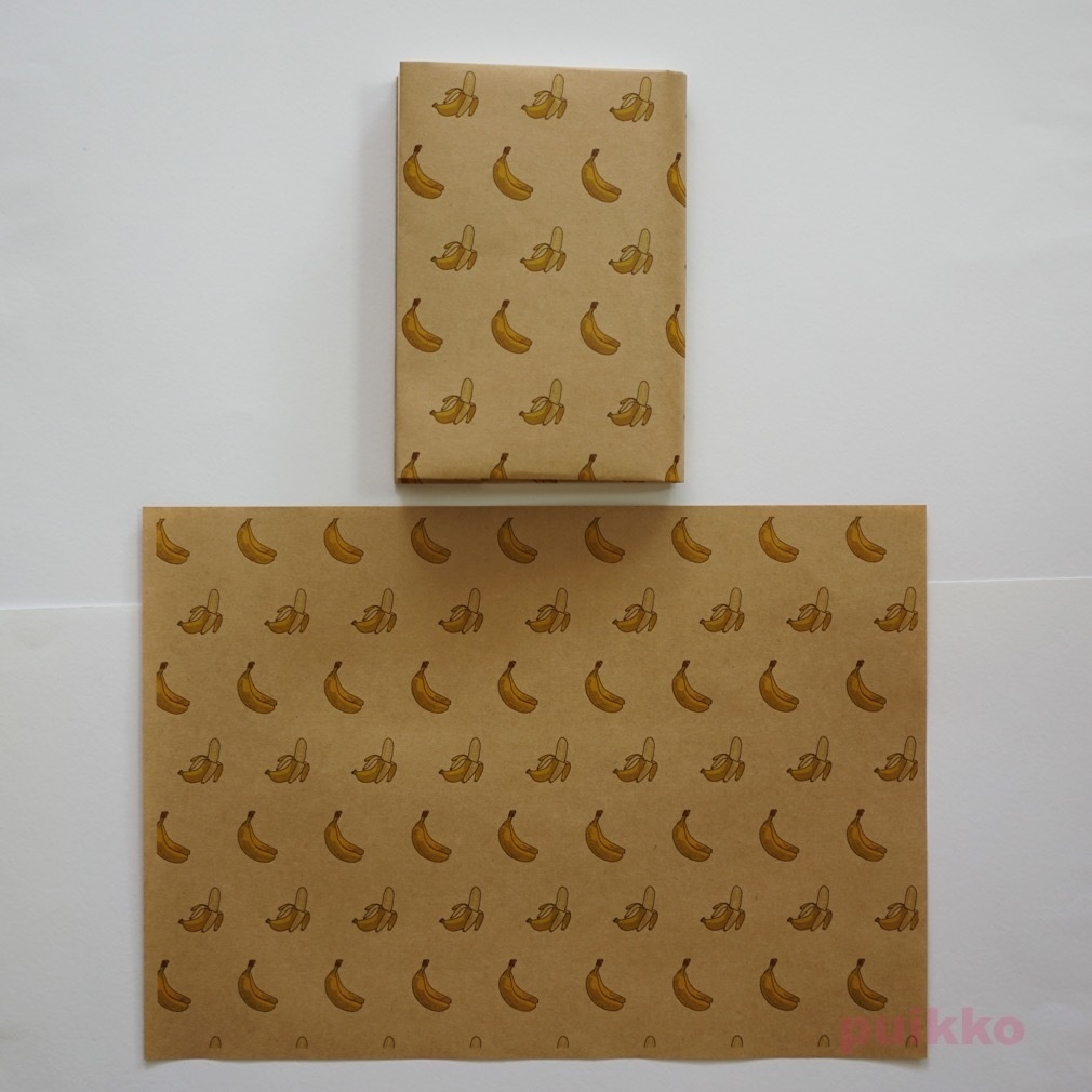 紙製ブックカバー フルーツ(カラー)