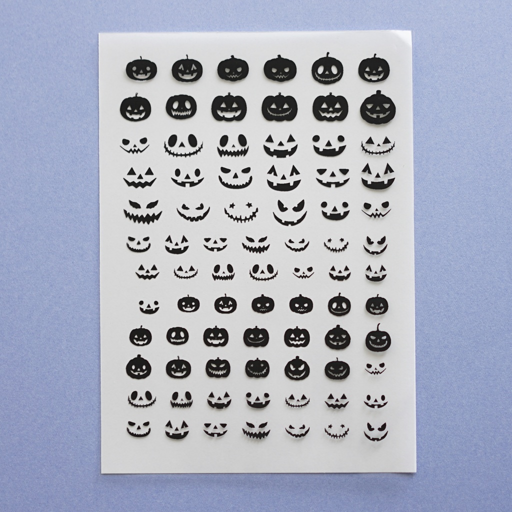 ハロウィン かぼちゃ レジン封入用フィルム
