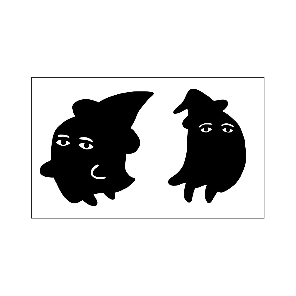 ステッカー ハロウィン メジェドおばけ