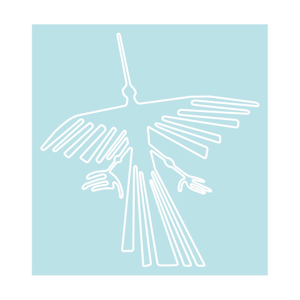 ステッカー ナスカの地上絵・コンドル・大