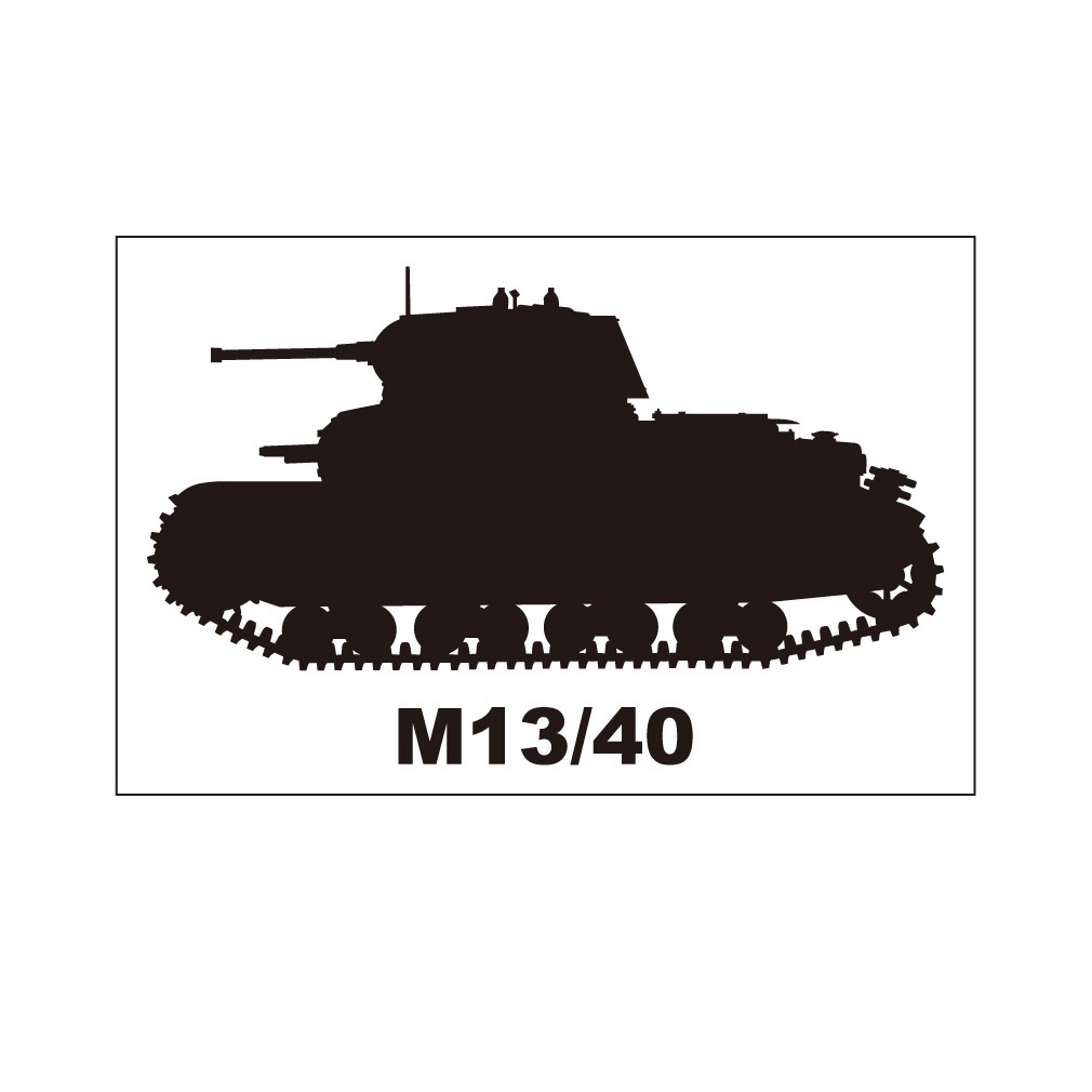 戦車ステッカー M13/40