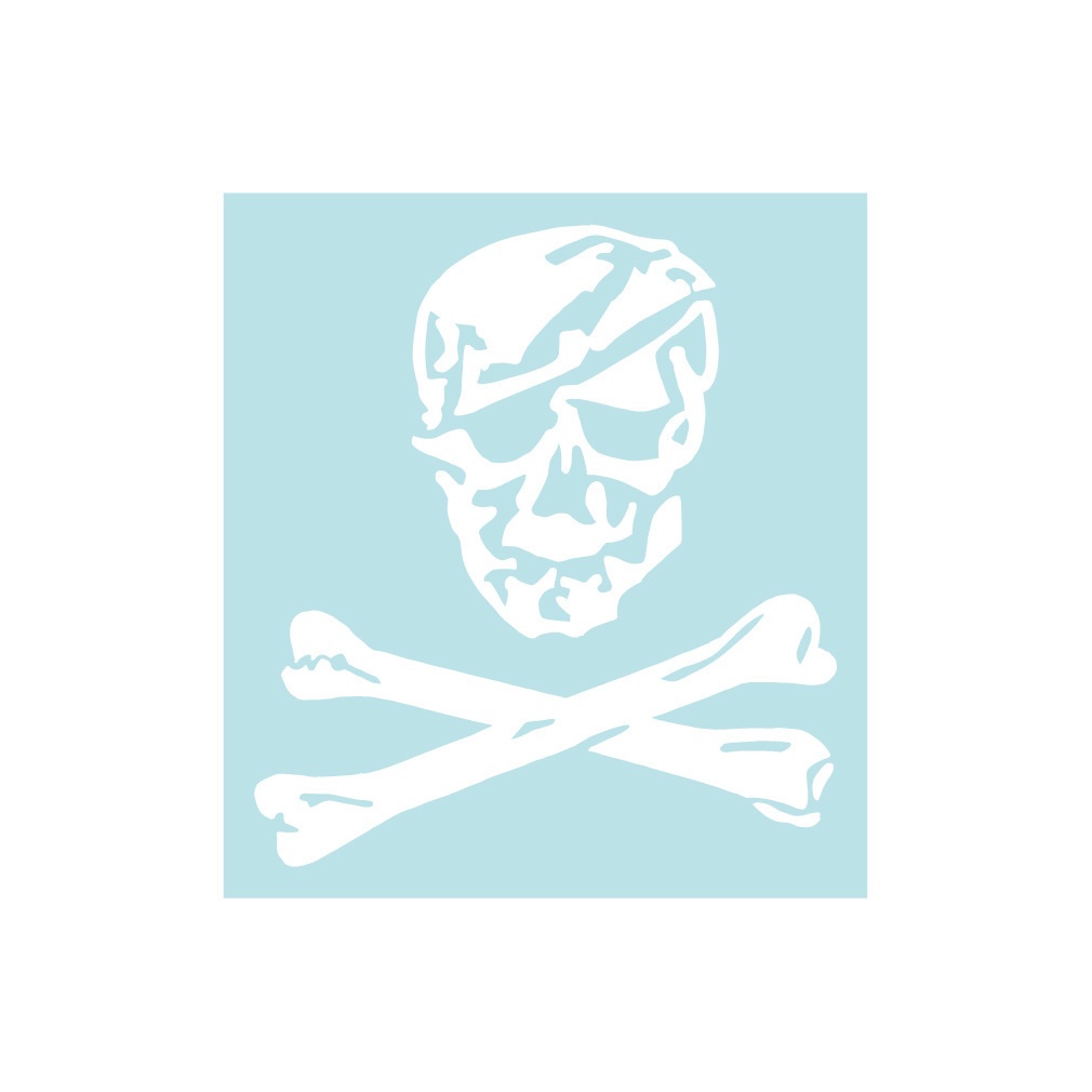 ミリタリーステッカー DEVGRU スカル&クロスボーン