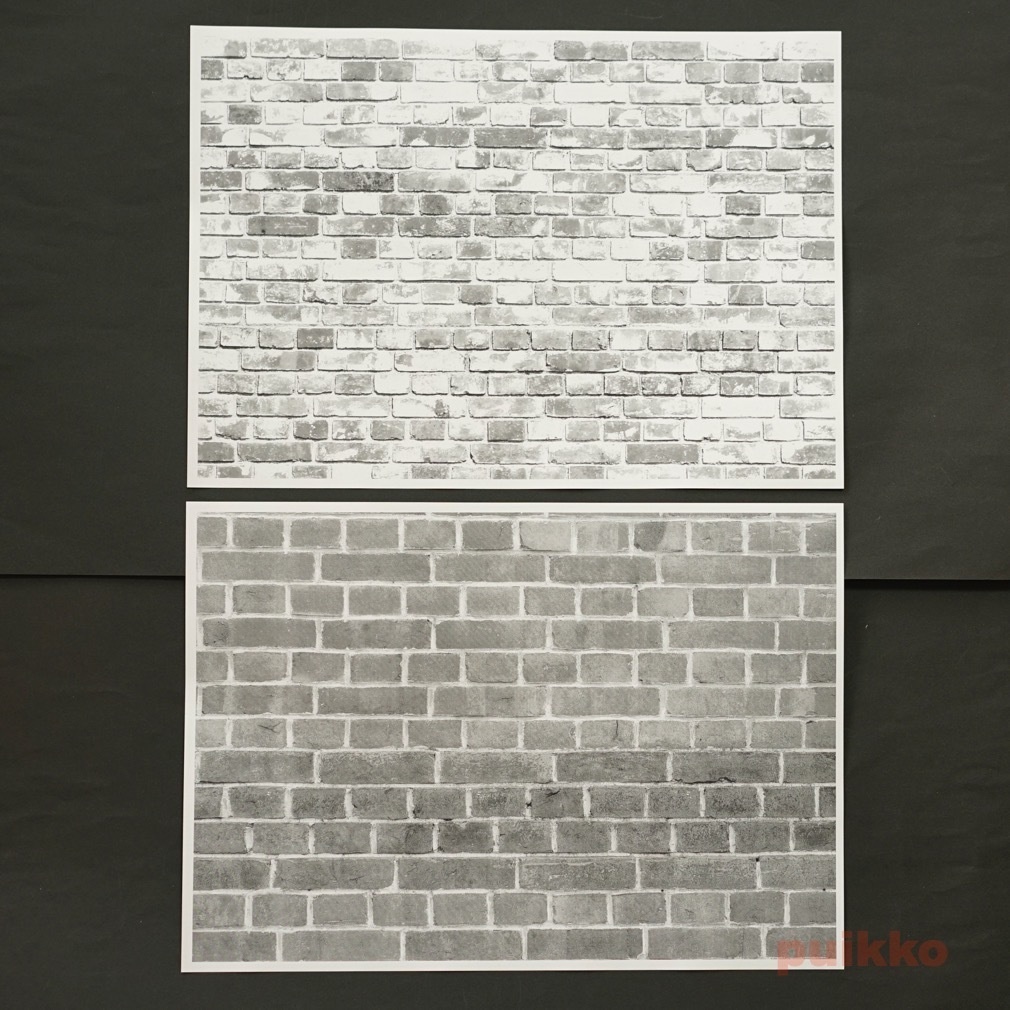 紙製ブックカバー レンガ