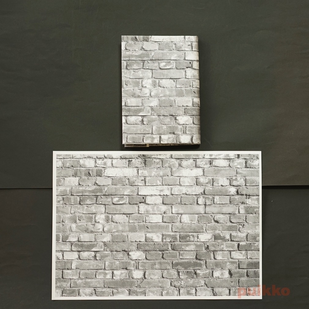 紙製ブックカバー レンガ