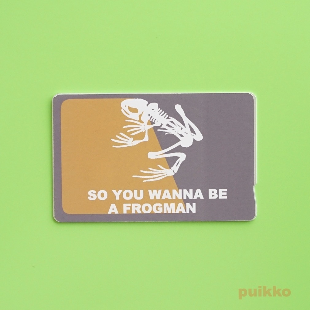 ICカードステッカー(3枚セット) スカルフロッグ