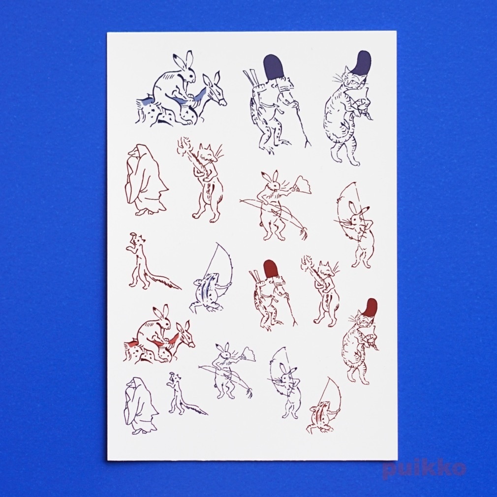 「鳥獣戯画」2 タトゥーシール