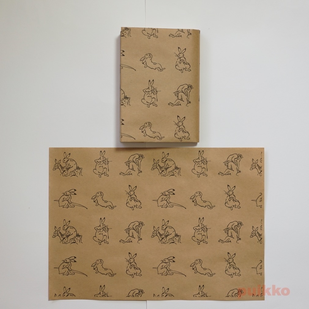 紙製ブックカバー 「鳥獣戯画」2