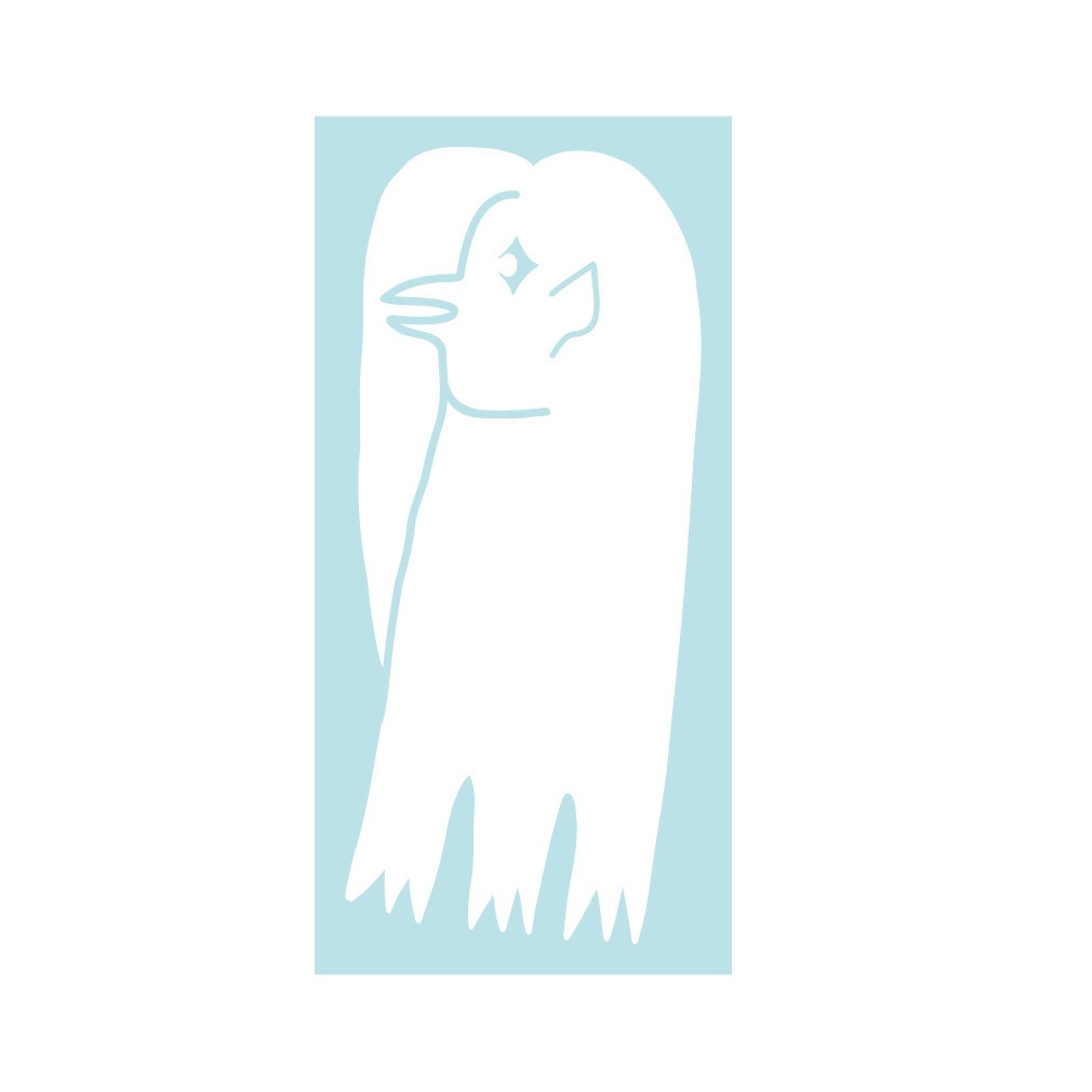 ステッカー 妖怪 アマビエ