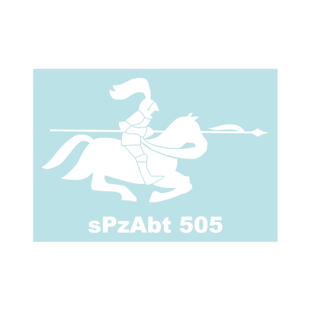 戦車ステッカー 第505重戦車大隊マーク・右向き