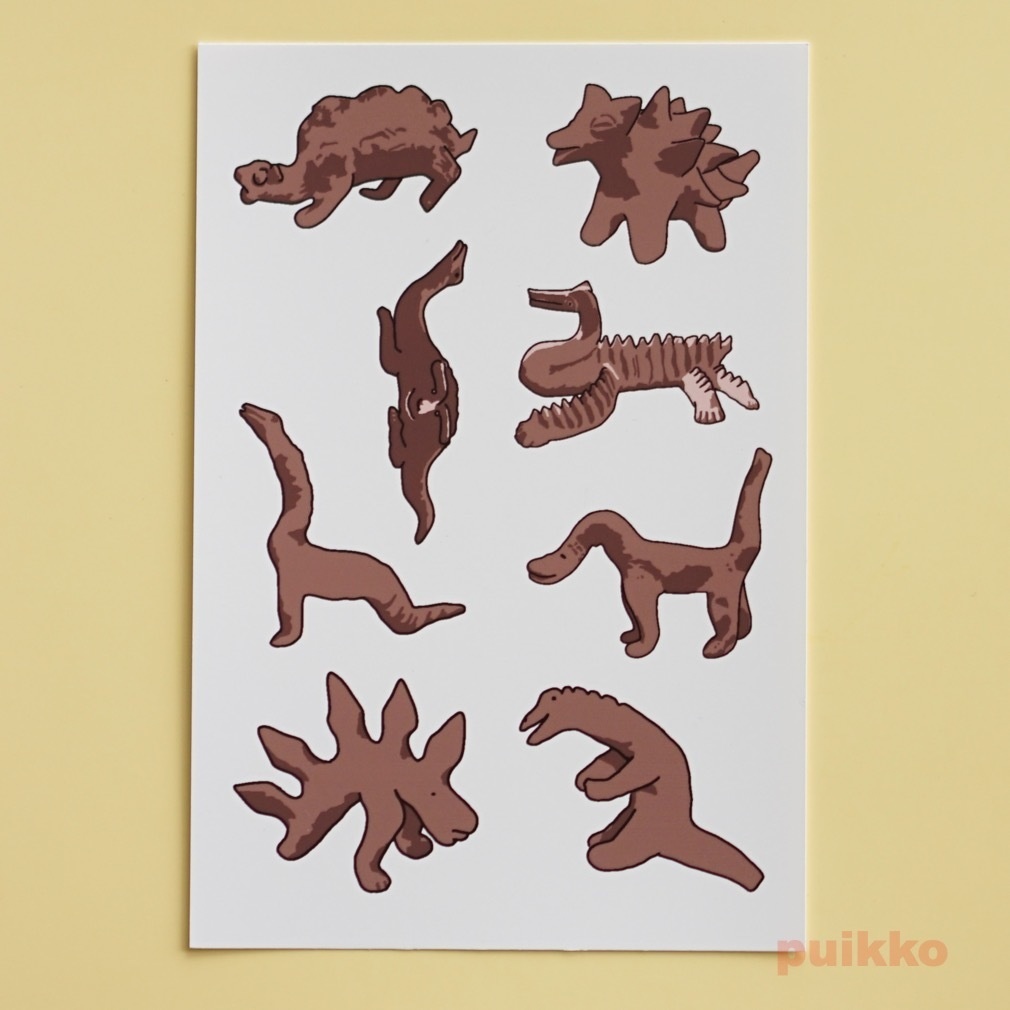 アカンバロの恐竜土偶1 タトゥーシール